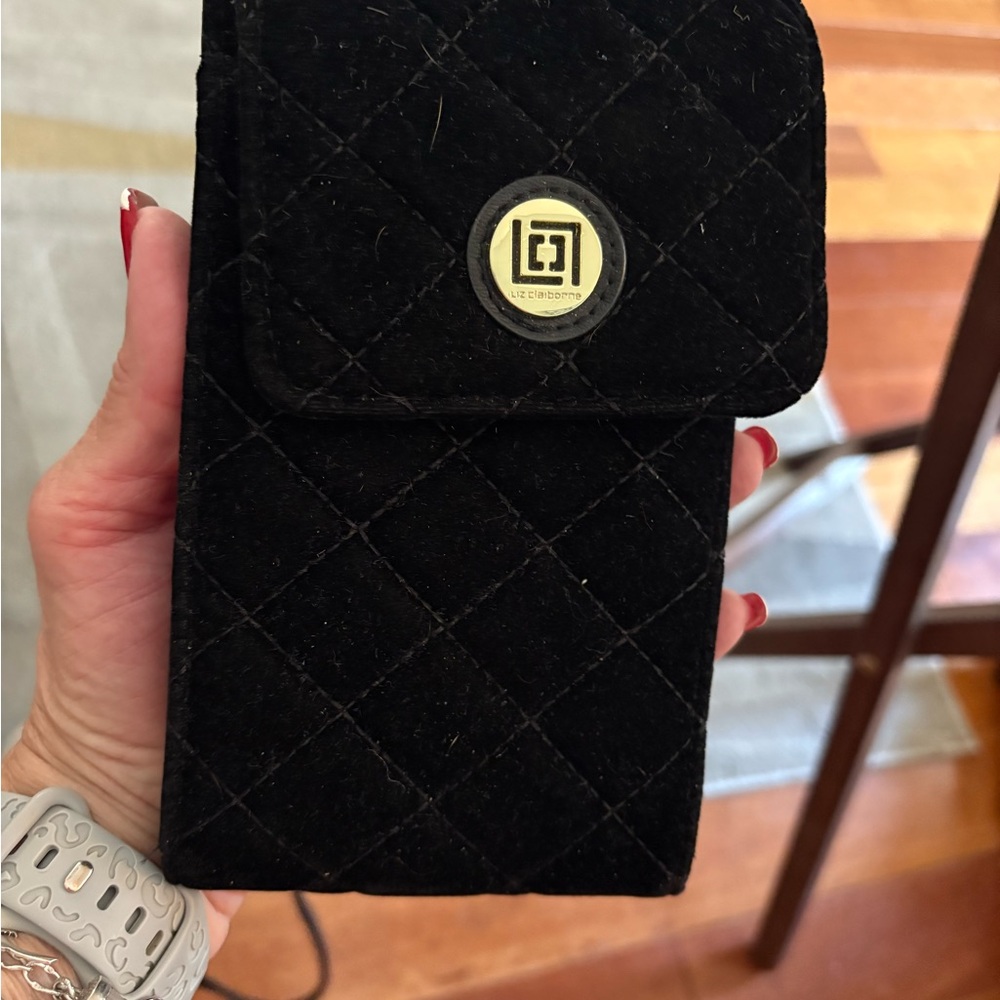 LeSportsac Quilted Black Phone Holster